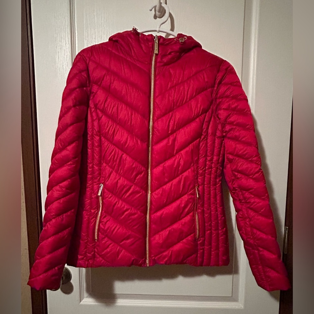 NWOT Michael Kors Packable Puffer Jacket with Hood